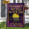 Witch Inn Potions For All Affliction Custom Flag, Witch Sign, Halloween Decor