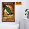 Witch Witchy Wizard Spell Halloween Even Witches Wash Their Hands Custom Poster
