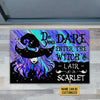 Witch Wizard Halloween Spell Do You Dare Custom Doormat