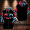 Gamer Couple I will always be your player two hoodie 3D TTM
