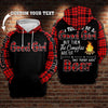 I tried to be a good girl Black Hoodie