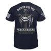 Blessed Are The Peacemakers American Patriot Shirt Black Thin Blue Line Shirt