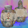 Let That Go Hippie Yoga 3D Hoodie Mandala Pattern Gift Ideas For Yogis HN