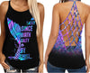 Sassy Since Birth Salty By Choice Criss-Cross Tank Top TXX