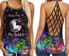 Unicorn Stay Out Of My Bubble Criss-Cross Tank Top TXX