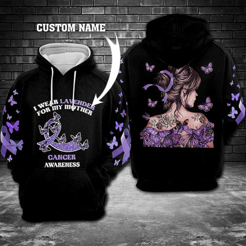 Cancer Awareness 3D Custom Hoodie