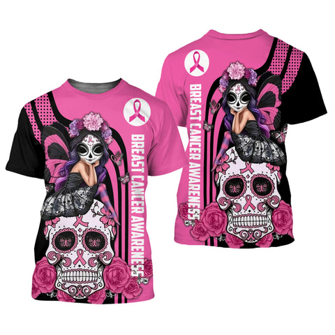 Fight Like A Girl T-shirt, Breast Cancer T-shirt, Pink Ribbon T-shirt