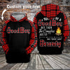 GOOD BOY camping BLACK HOODIE