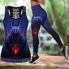 Women Tank Top Anubis Blue Ancient Egyptian Mythology Culture Combo Legging Tank