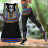 Women Tank Top Ancient Egypt Pharaoh Cover Combo Legging Tank