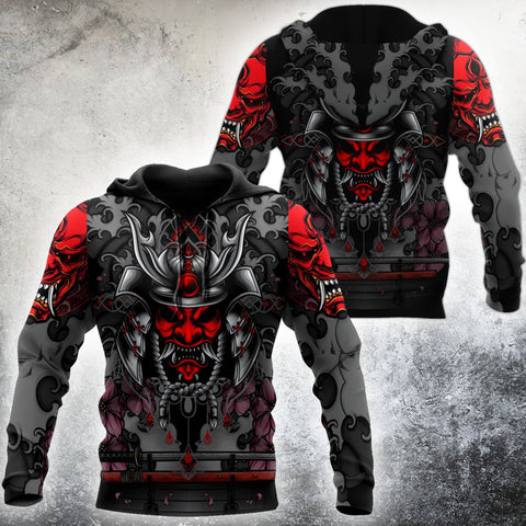Men Samurai Hoodie Premium Unisex 3D Printed Samurai Shirts MEI
