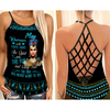 Women Tank Top May Woman Ambitious Woman Combo Legging Camisole Tank