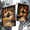 Halloween flag Halloween Gift Halloween Witch, On A Dark Desert Highway Flag