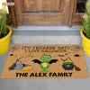 Personalized It's Freakin' Bats I Love Halloween Doormat Turtle Halloween Decorations Home Decor Mat HT