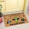 Personalized It's Freakin' Bats I Love Halloween Doormat Turtle Halloween Decorations Home Decor Mat HT