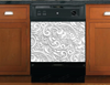 Folklore Light Batik Kitchen Dishwasher Cover Decor Art Housewarming Gifts Home Decorations HT
