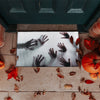 HANDS UNDER GLASS DOORMAT