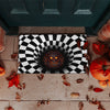 SKULL ILLUSION DOORMAT