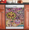 Trippy Psychedelic Art Hippie Dishwasher Cover Kitchen Decor Home Decor Ideas Housewarming Gift HT