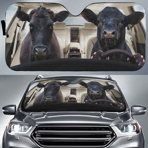 Auto Sun Shade Black Angus  TD, Black Angus Sun Shade, Black Angus Gift Idea, Cattle Sunshade, Gift for cattle lovers