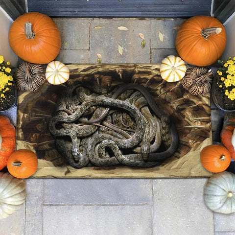 SNAKES ILLUSION DOORMAT