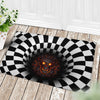 SKULL ILLUSION DOORMAT