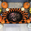 SKULL ILLUSION DOORMAT