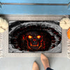 SKULL ILLUSION DOORMAT