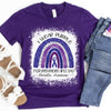 I WEAR PURPLE FOR MY MOM & DAD T-SHIRT