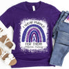 I WEAR PURPLE FOR THEM T-SHIRT, ALZHEIMER'S T-SHIRT