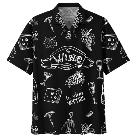 WINE HAWAIIAN SHIRT 901373