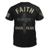 American Patriot Shirt Black Faith Over Fear
