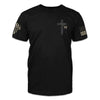 American Patriot Shirt Black Faith Over Fear