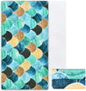 Mermaid Pattern Sand Free Beach Towel 2