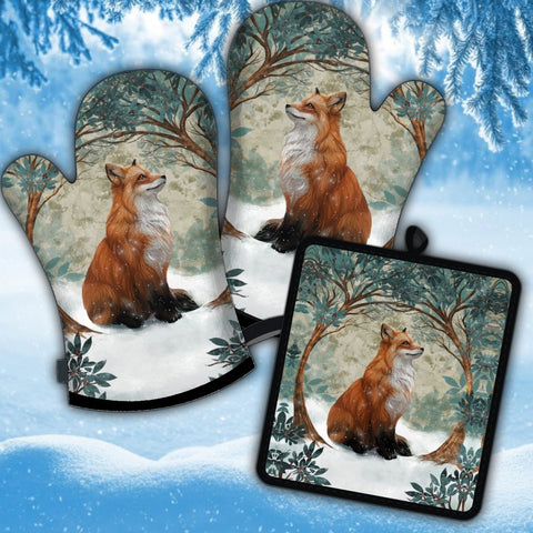 Fox Oven Mitts & Potholders TXX