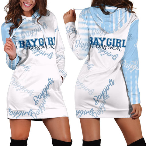 Baygirl Forever Blue Hoodie Dress TL