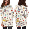 Back 2 School White Hoodie Dress