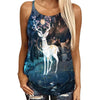 Deer Criss-Cross Tank Top TXX