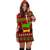 Dachshund Ugly Christmas Hoodie Dress TL