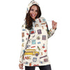 Back 2 School White Hoodie Dress