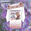 Afro Queen Even in The Midst of My Storm I See God Off Shoulder Shirt & Leggings Set HN