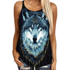 Wolf Criss-Cross Tank Top TXX
