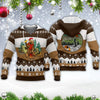 I Hate People Brown Bear Christmas Hoodie