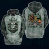 I Party With Sasquatch Tie Dyed Camping 3D All Over Printed Shirt
