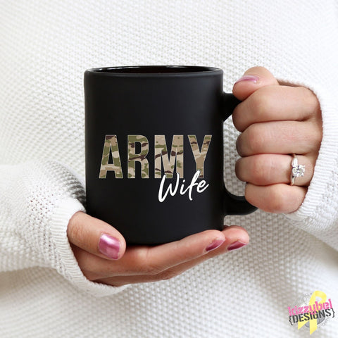 Army Wife Mug, Army OCP, Army Wife Coffee Mugs, Cute Army Wife Gifts, Camouflage Army, Army Wife Gift Ideas