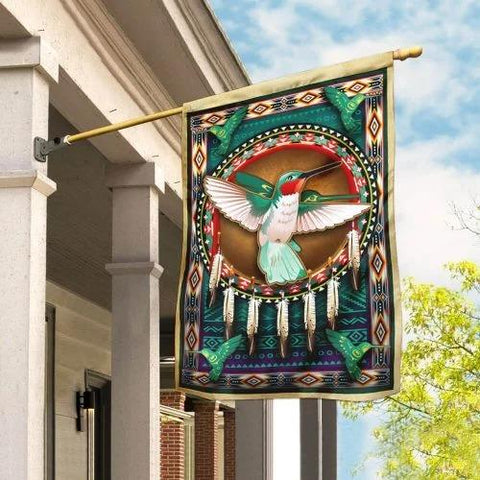 Native Flag US Green Native American Flag 13
