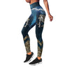 Women Tank top LeggingsBass Fishing - lines blue tattoos Camo Combo Legging + Tank