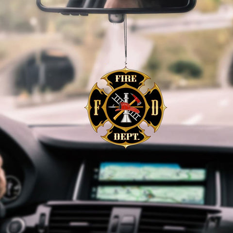 Firefighter Car Hanging Ornament