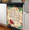 Cardinal Dishwasher Cover Music Kitchen Decor Farmhouse Decorations HT