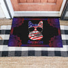 Ameowica Cat American Flag Patriot Doormat HN
